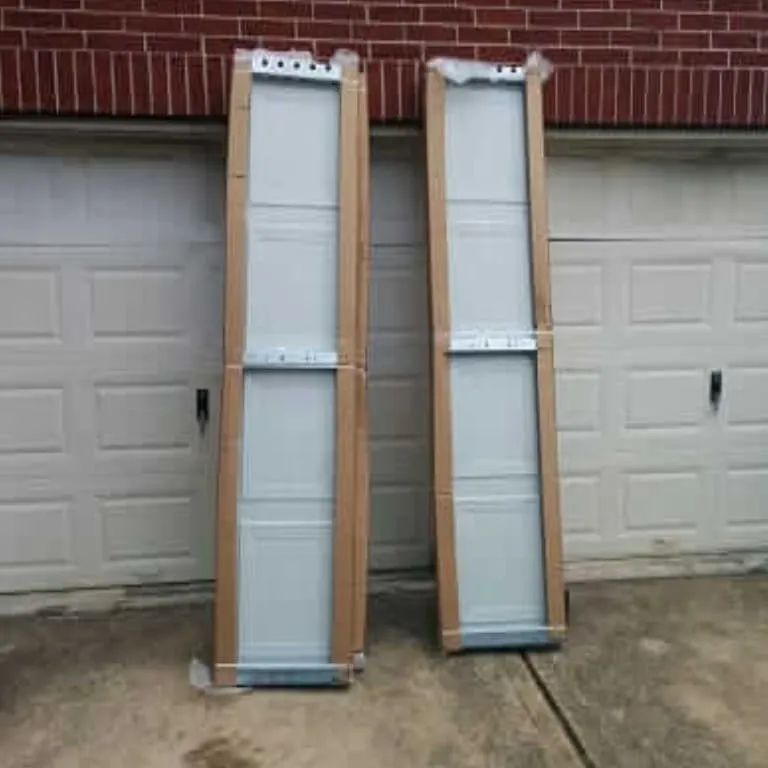 Finished garage door project