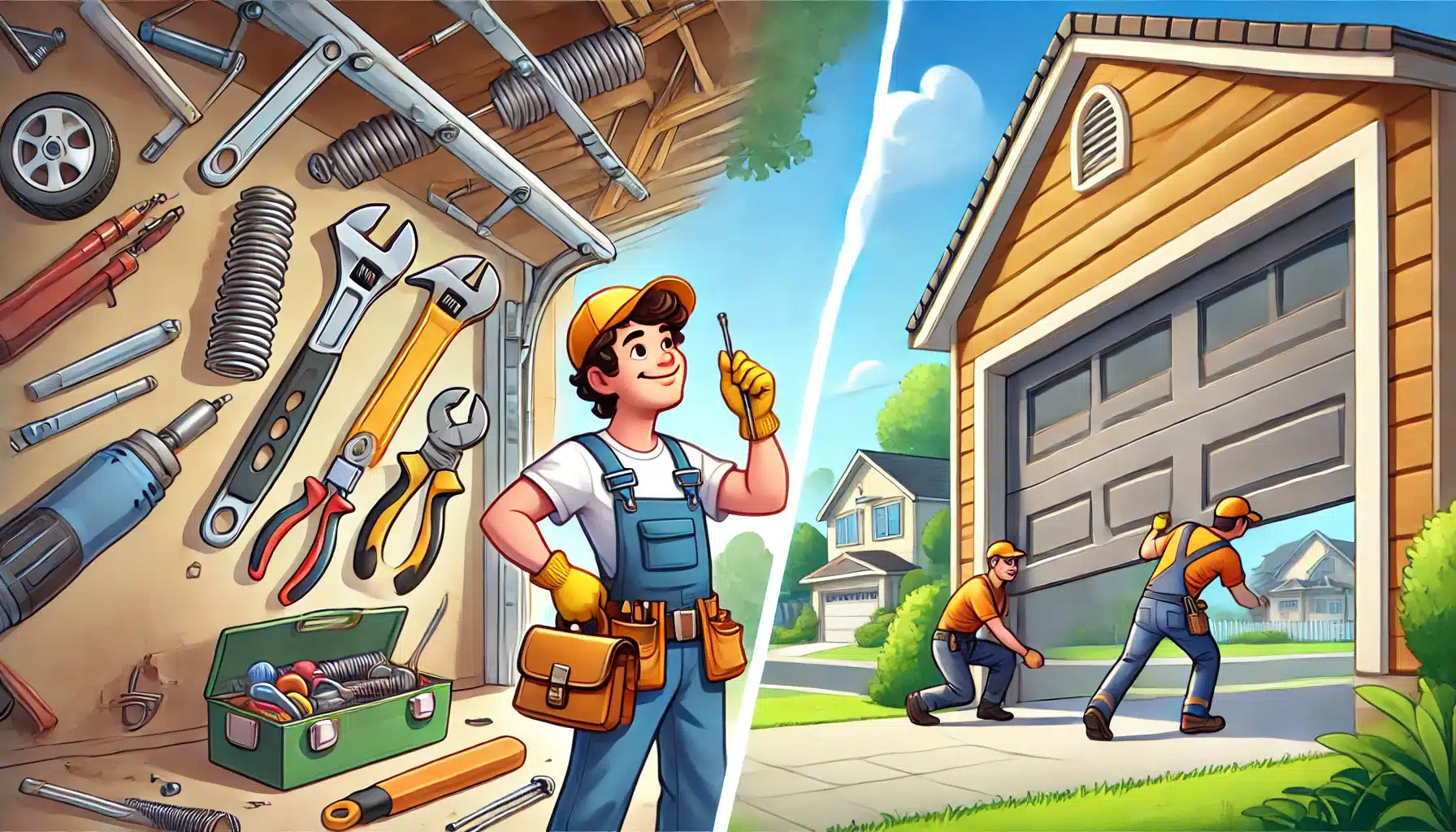Garage door repair or replacement